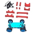 thumbnail image 4 of Piezas de chasis de metal RC perfke para Wltoys A949 A959 A969 Reemplazar accesorios rojo, 4 of 7