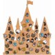 thumbnail image 1 of Tablero de corcho con diseño de castillo de 14,2 x 11,8 pulgadas, para exhibición de anuncios, broches, joyas y bandeja de corcho., 1 of 6