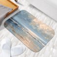thumbnail image 6 of 1pc Seascape with Flying Birds Absorbent Non-Slip Bathroom Thickened Flannel Rug Decor,Soft,Quick Drying,Suitable For Indoor/outdoor Use,Bathrooms,Bedrooms,Kitchens,Terrace,Laundry Rooms,16"x24", 6 of 9