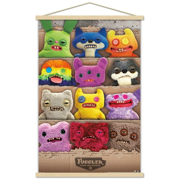 Fuggler - Grid Wall Poster with Magnetic Frame, 22.375" x 34"