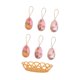 thumbnail image 4 of 6 huevos de Pascua con canasta para decorar, ideales como regalo de fiesta. Impresión de doble conejito, 4 of 9
