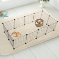 thumbnail image 4 of Valla Para Animales, Parque Portátil De Metal Para Mascotas, Fácil De Limpiar, Valla Duradera Para Animales Estilo Apartamento, Adecuada Para Interiores Y Exteriores, 4 of 8