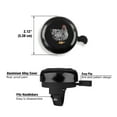thumbnail image 3 of WIRESTER Bicycle Bell Aluminum Alloy Mini Bike Bell With Ring Horn Accessories for Adults Men Women Kids Girls and Boys - Wyandotte Chicken, 3 of 7