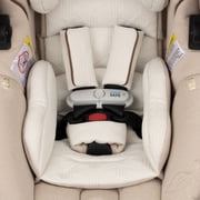 Evenflo Shyft DualRide Infant Car Seat and Stroller Combo with Green & Gentle Fabric, Champagne