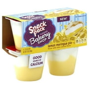 Snack Pack Bakery Shop Lemon Meringue Pie Pudding Cups, 3.25 Oz., 4 Count
