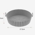 thumbnail image 6 of Visland Silicone Baking Pan&nbsp;Sturdy&nbsp;Waterproof&nbsp;Soft&nbsp;Protective Hand Fryer Basket Pad Oven Tray&nbsp;for Baking&nbsp;, 6 of 8