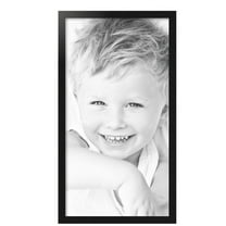 ArtToFrames 18x34 inch Black Steel Picture Frame, Black MDF Poster Frame (4639)