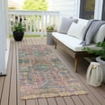 thumbnail image 3 of Dalyn Rugs Machine Washable Indoor/Outdoor Chantille Orange 2'3" x 7'6" Runner Rug, 3 of 7