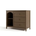 thumbnail image 2 of Graco Olivia 3 Drawer Combo Dresser, Hazelnut, 2 of 10