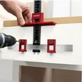 thumbnail image 6 of Milescraft 1340 Hardware Jig – Adjustable Drill Guide to Quickly Install Cabinet/Drawer Handles, Knobs and Pulls. Cabinet Hardware Template, Wood Drilling Guide Jig, Drawer Pull Jig., 6 of 6