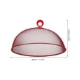 thumbnail image 2 of LEORX food dish cover Metal Mesh Red Iron Ventilation for Families 1Pcs, 2 of 8