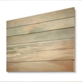 thumbnail image 2 of Designart "Simplicity Beach Landscape VI" Nautical & Beach Print on Natural Pine Wood, 2 of 5