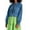 Blue, variant on Women Cropped Jacket Fashion Tie Front Lapel Neck Long Sleeve Jean Coat Lightweights Shacket Fall Blouse Blue L