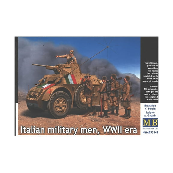 Master Box Italian Military Men, WWII Era New