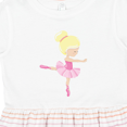 thumbnail image 4 of Inktastic Ballerina, Ballet Girl, Ballet Dance, Blonde Hair Girls Toddler Dress, 4 of 5