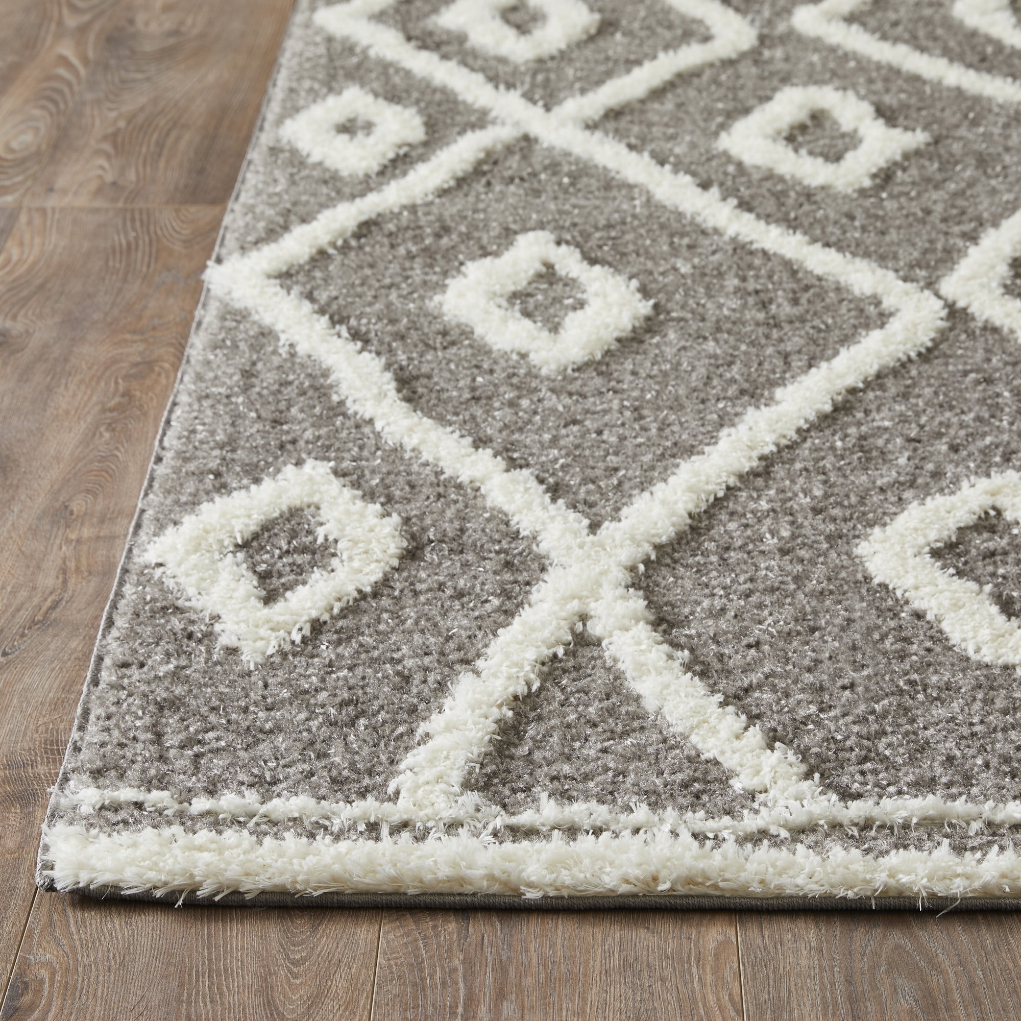 Loomaknoti Vemoa Avonako 2' x 3' Gray Geometric Indoor Accent Rug