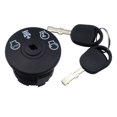 thumbnail image 1 of LEEYNEER ckepdyeh Ignition Switch 4 Position with Key for Riding Lawn Mower Tractor  ABS+Metal  Black, 1 of 7