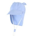 thumbnail image 2 of Tosmy Toddler Kids Sun Hats Upf 50+ Wide Rigid Brim Boys Girls Beach Swim Sunhat Fashion For 1-2 Years, 2 of 4