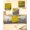 Yellow, variant on Yellow Cement Gray Throw Pillow Covers, Modern Abstract Art Yellow Soft Breathable Pillow Cases with Invisible Zipper for Sleeping, Long Body Pillowcases for Couch Bed Sofa Chair 20x54 Inches