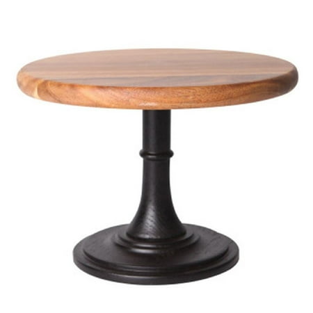 

HESITONE Wooden Display Cupcake Stands Round Ornate Wood Plateau Riser for Dessert Festivals Wedding Macaron Stand Practical Gift