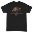 thumbnail image 2 of National Geographic turtle “slow motion over no motion” T-Shirt, 2 of 6