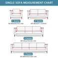 thumbnail image 7 of Elastic Sofa Cover for Living Room Thick Jacquard Waterproof Sofa Cover 1/2/3/4 Seater L-Shaped Corner Sofa-Cover (C,4 seat(235-300cm)), 7 of 7