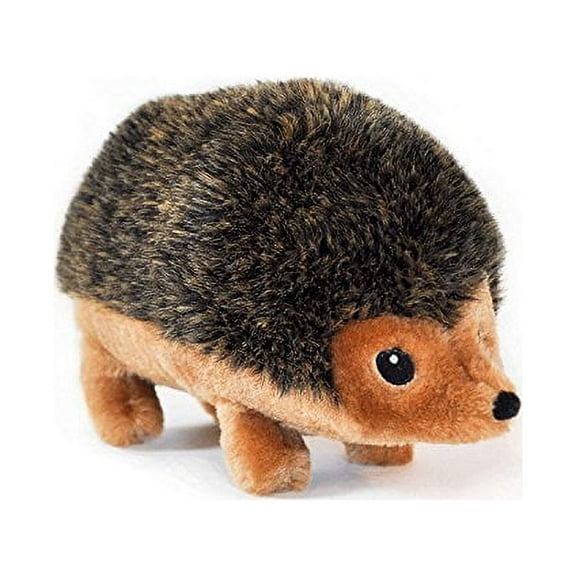 ZippyPaws Hedgehog Squeaky Plush Soft and Flurry Dogs Toy Brown X-Large 12 inch