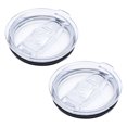 thumbnail image 1 of MesaSe 2 Pcs Couvercles de Remplacement pour Gobelet 20oz Couvercles ABS Robustes pour Gobelets Classiques en Acier Inoxydable Conception Étanche Compatible avec la Plupart des Gobelets, 1 of 7