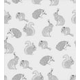 thumbnail image 3 of Ambesonne Grey Duvet Cover Sets, Birds and Floral Patterns, 2-Twin, Grey White Black, 3 of 4