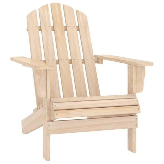 vidaXL Adirondack Chair Lounge Patio Lawn Chair for Garden Solid Wood Fir