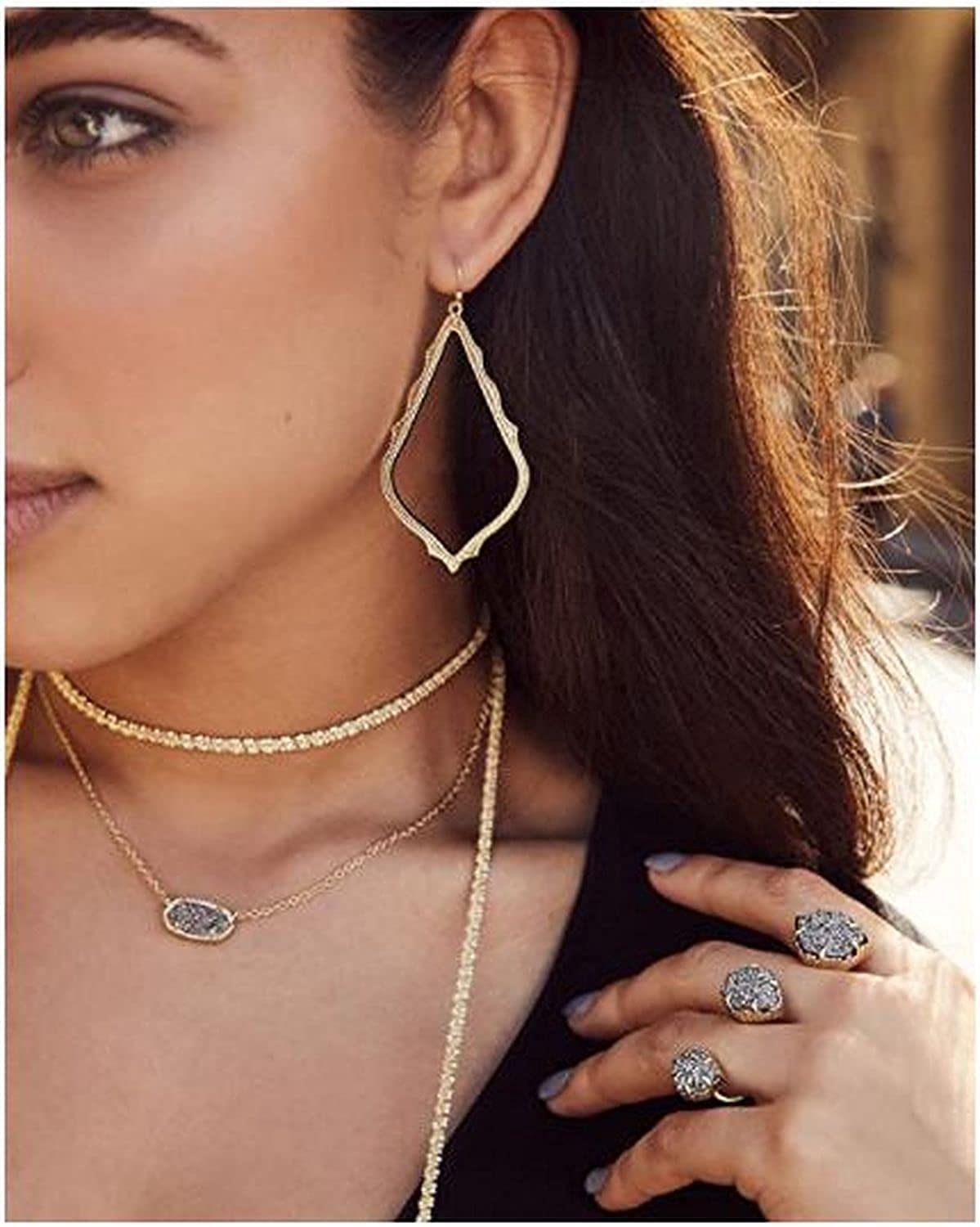 Kendra Scott Elisa Necklace Silver Peridot
