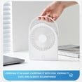 thumbnail image 4 of Desk Fans Clearance, 2025 New-thin USB Desktop Small Fan Desktop Mini Silent Portable Charging Wall Mounted Fan, 4 of 6