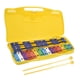 thumbnail image 1 of Glockenspiel Vistoso 25 Notas Glockenspiel Xilófono Ritmo de Percusión Educacion Musical Juguete del Instrumento de Enseñanza con 2 Mazos Funda de Mano para el Bebé Niños Irfora Glockenspiel, 1 of 7
