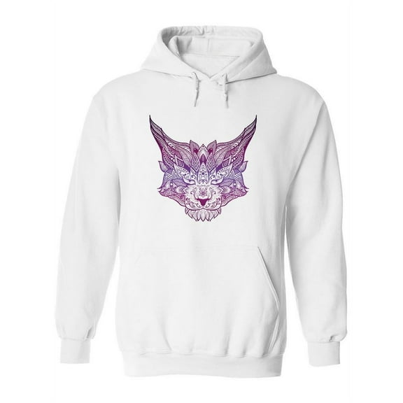 Ethnic Lynx Design Hoodie Women -Image by Shutterstock, Female Small
