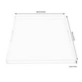 thumbnail image 2 of Miumaeov Acrylic Serving Tray with Handles Clear Spill Proof Decorative Tray for Coffee Wine Breakfast Countertop Organizer Tray, 2 of 12