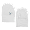 thumbnail image 3 of Guantes de golf transpirables, antideslizantes, elásticos, de verano, para remar y hacer senderismo. XL Blanco Izquierdo, 3 of 5
