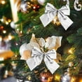 thumbnail image 4 of KCEHTA Silver Christmas Bows, 12Pcs Christmas Tree Bows, Christmas Wreath Bows, Small Decorative Christmas Bows for Wreath Garland Christmas Tree Decorations, 4 of 7