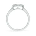 thumbnail image 2 of ANGARA Natural Trillion Composite Diamond Halo Ring in 14K White Gold for Women (Size-3.75mm| Color-H| Clarity-SI2) | April Birthstone, Anniversary, Jewelry Gift for Women | Natural Diamond Ring, 2 of 9