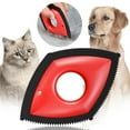 thumbnail image 3 of Removedor de pelo para perro, mini mascota, cepillo para quitar pelo de gato, detallador de coches, rojo, 2 uds., 3 of 6