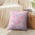 thumbnail image 4 of LALILO Throw Pillow Covers Cute Little White Bunny With Heart Cushion Cover 18" x 18", 4004 Pack, 4 of 6