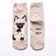 thumbnail image 4 of Precioso estampado animal para mujer, 5 pares de calcetines informales para perros y gatos, 4 of 5