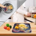 thumbnail image 4 of Ryvnso Magic Mushroom Forest Dish Drying Mat for Kitchen Countertop 18x24 Large Dish Pad Drainer Rack Dish Sink Mats, 4 of 7