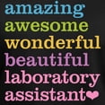 thumbnail image 3 of CafePress - Amazing Laboratory Assistant T Shirt - Women's V-Neck Dark T-Shirt, 3 of 4