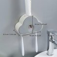 thumbnail image 2 of Self Adhesive Automatic Toothpaste Dispenser Wall Mounted Toothbrush Rack Silica Gel Gray Plastic, 2 of 5