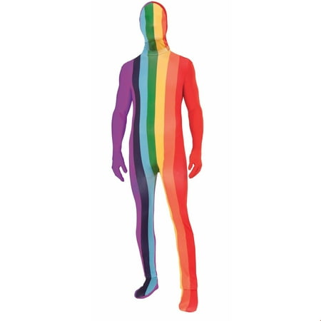 Rainbow Adult Skinsuit Halloween Costume