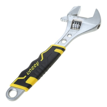 ROCKROK Monkey Wrench Large Opening 40mm 12 Inch Dual-use Monkey Wrench Hand Tool
