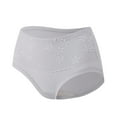 thumbnail image 3 of FCLoft Women's High Waist Anti-Roll Cotton Briefs Tummy Control Panties, 3 of 5