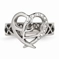 thumbnail image 4 of Stainless Steel CZ Ring, 4 of 5