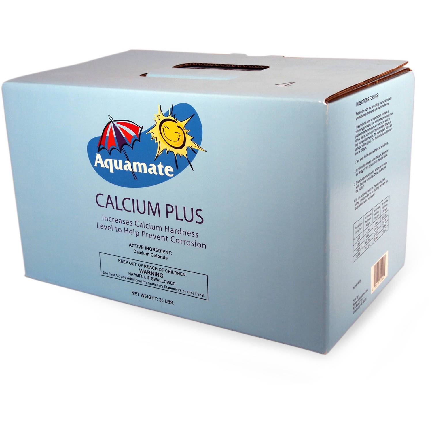 Aquamate Calcium Plus for Swimming Pools, 20 lbs