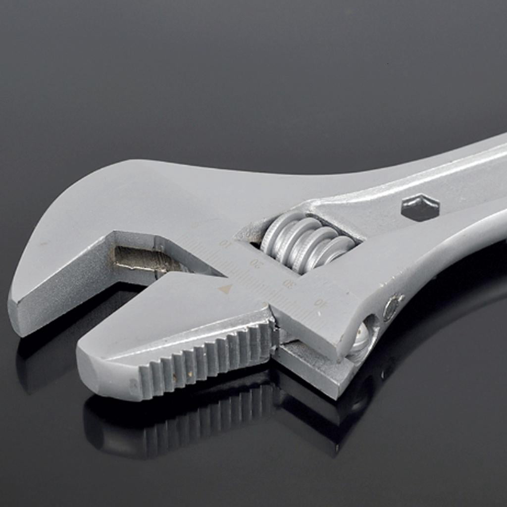 CEORPER 12 Inch Adjustable Wrench Non-slip Handle Maintenance Repairing Hand Tools